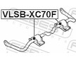 Drzak, Pricny stabilizator FEBEST VLSB-XC70F