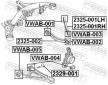 Ulozeni, ridici mechanismus FEBEST VWAB-004