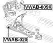 Ulozeni, ridici mechanismus FEBEST VWAB-020