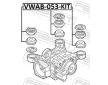 Ulozeni, diferencial FEBEST VWAB-053-KIT