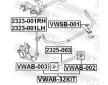 Ulozeni, ridici mechanismus FEBEST VWAB-32KIT