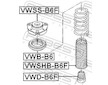 Lozisko pruzne vzpery FEBEST VWSS-B6F