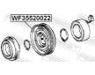 Lozisko, hridel kompresoru FEBEST WF35520022