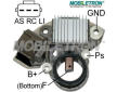 Regulátor alternátoru Mitsubishi A3TJ0891 / A866T52970