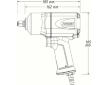 Rázový šroubovák (stlačený vzduch) HAZET 9012EL-SPC