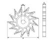 Kolo ventilátoru, generátor HC-Cargo F 032 234 490