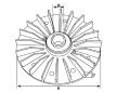 Kolo ventilátoru, generátor HC-Cargo F 032 233 826