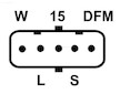 Regulátor generátoru AS-PL ARE0054(BOSCH)