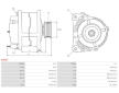 Alternátor Škoda Fábia 1.4 16V, Bosch 0124325003, 0124325011, 028903028D, 06A903026A