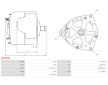 Alternátor AS-PL A0073 SR - repas