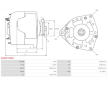 Alternátor AS-PL A01017(SEG)