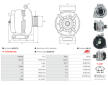 Alternátor AS-PL A01071S