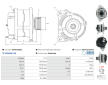 Alternátor AS-PL A01072(SEG)