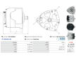 Alternátor AS-PL A01104(SEG)