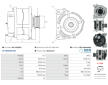 Alternátor AS-PL A01155(SEG)