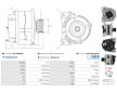 Alternátor AS-PL A01168(SEG)