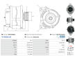 Alternátor AS-PL A01210(SEG)