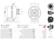 Alternátor AS-PL A01227S
