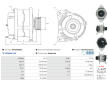 Alternátor AS-PL A01232(SEG)