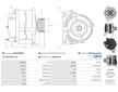 Alternátor AS-PL A01262(SEG)