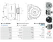 Alternátor AS-PL A01272(SEG)