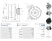Alternátor AS-PL A01282(SEG)