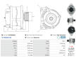 Alternátor AS-PL A01300(SEG)