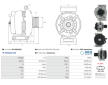 Alternátor AS-PL A01308(SEG)