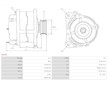 Alternátor BMW 3 (E46) SG9B029 12317501592