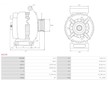 Alternátor Mini Cooper S 1.6 Bosch 0124325158, 12317550319