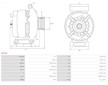 Alternátor Mercedes C, Cl, Clk 1.8 180, 180T Kompressor, Bosch 0124515088, 2711540802