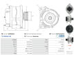 Alternátor AS-PL A0336(SEG)