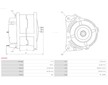 Alternátor Audi A6 C5 RS6 Bosch 0124615008