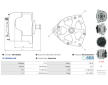 Alternátor AS-PL A0713(SEG)