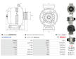 Alternátor AS-PL A0802(BOSCH)