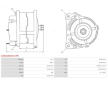 Alternátor AS-PL A0910(BOSCH)PR
