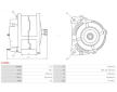 Alternátor AS-PL A1058S