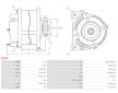 Alternátor AS-PL A2054