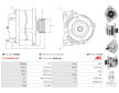 Alternátor AS-PL A2168S