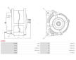 Alternátor Renault G 340, Valeo SG12B045/2542310