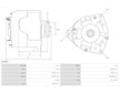 Alternátor Ford Escort 1.8 D, Magneti Marelli, 63321695, 95FF10300AA