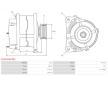 Alternátor AS-PL A3123(VALEO)