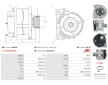 Alternátor AS-PL A3843S