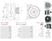 Alternátor AS-PL A3847S