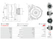 Alternátor AS-PL A3863S