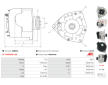 Alternátor AS-PL A3891S