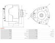 Alternátor AS-PL A4151S