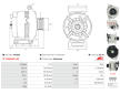 Alternátor AS-PL A4165S