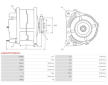 generátor AS-PL A5043(MITSUBISHI)