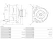 Alternátor Neuson, Mitsubishi A5T21897, A2T25081